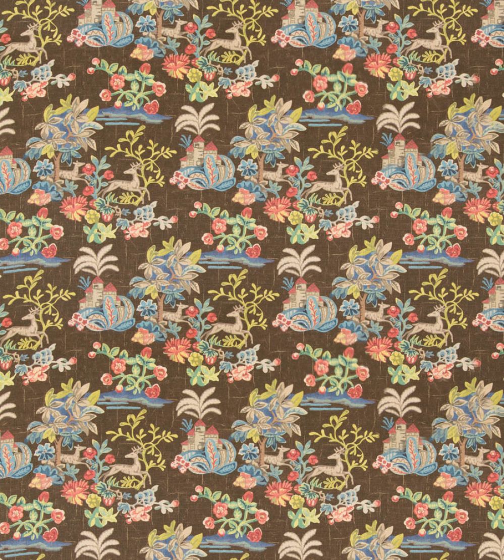 Knights Tale Fabric by GP & J Baker Cocoa
