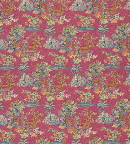 Knights Tale Fabric by GP & J Baker Fuchsia