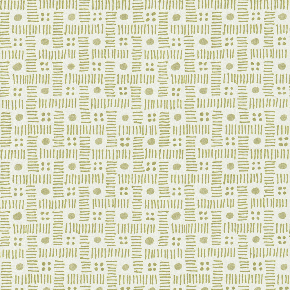 Komon Wallpaper by Nile & York in Celery