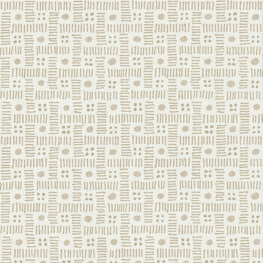 Komon Wallpaper by Nile & York in Putty
