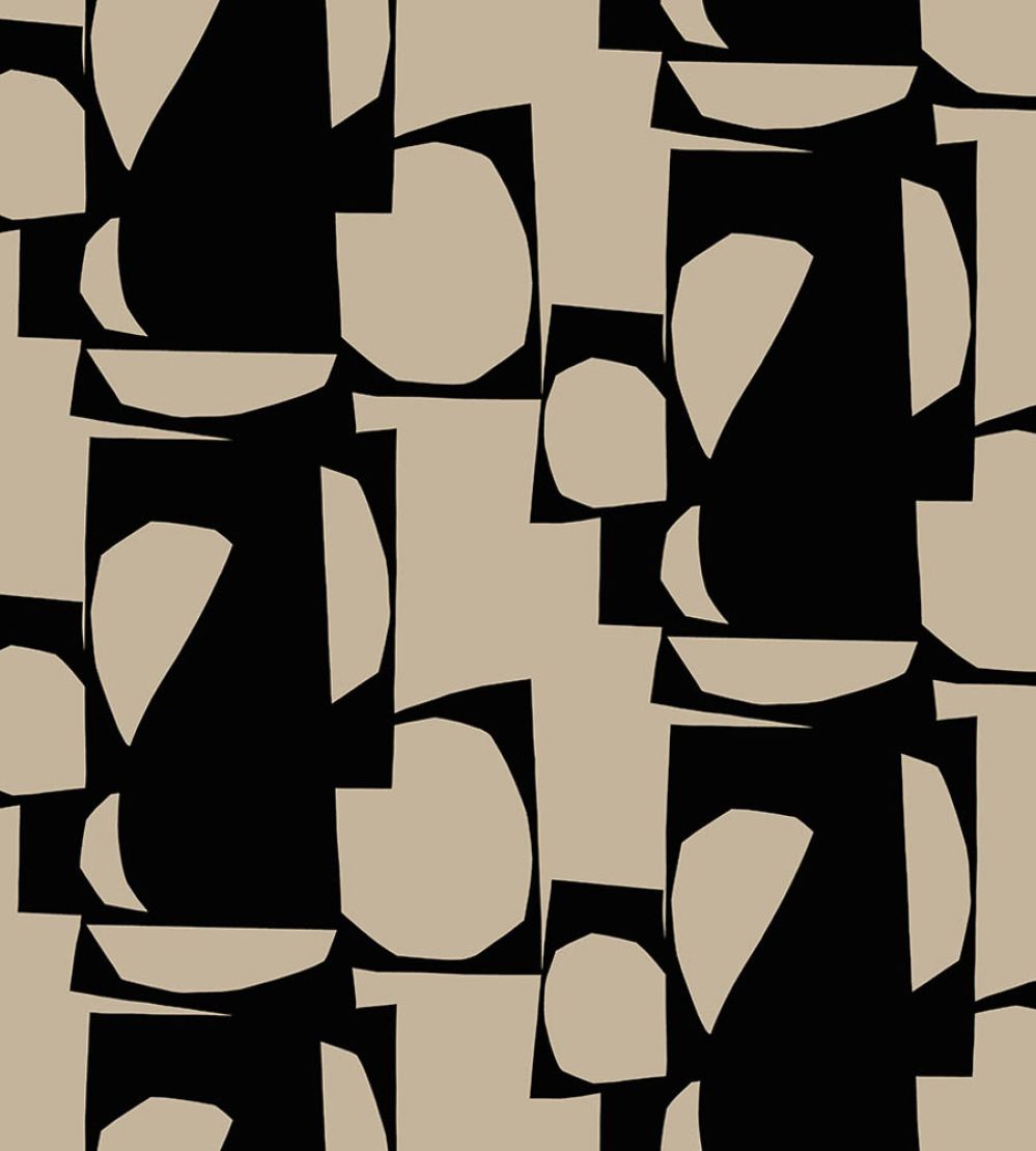 Konkelo Wallpaper by Marimekko Black/Beige