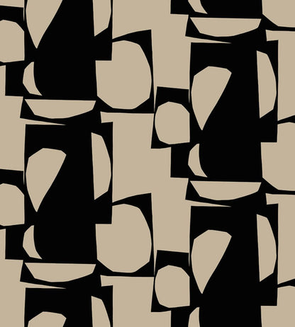 Konkelo Wallpaper by Marimekko Black/Beige