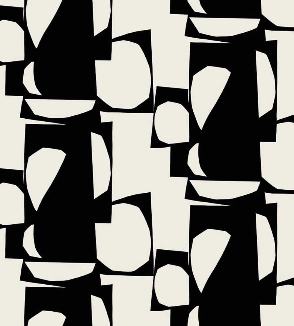 Konkelo Wallpaper by Marimekko Black/White