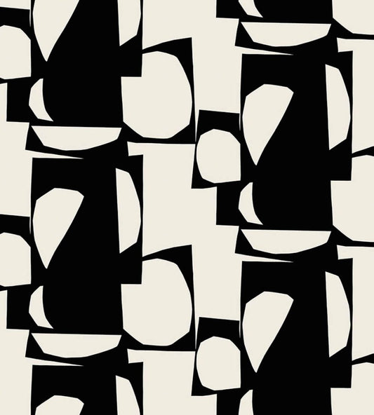Konkelo Wallpaper by Marimekko Black/White