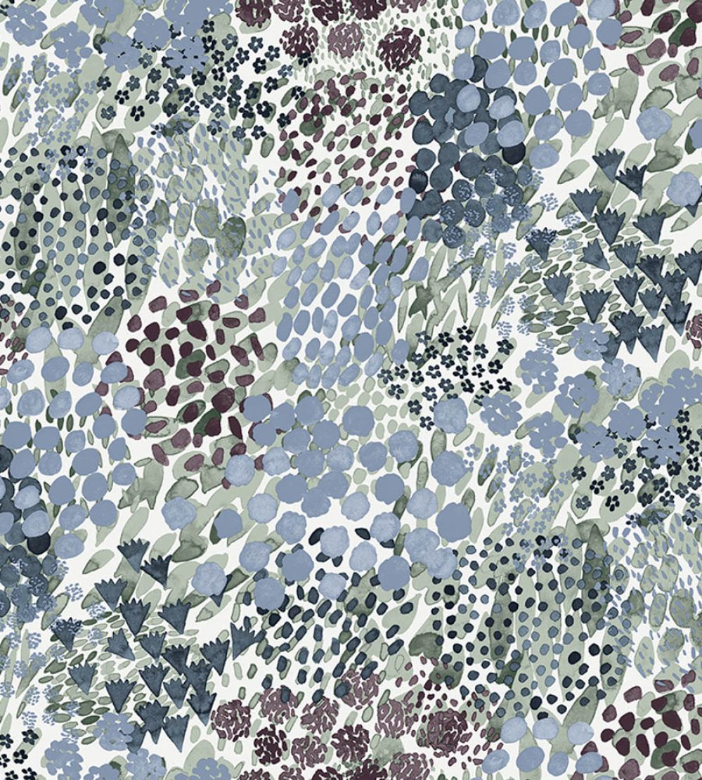 Kukkameri Wallpaper by Marimekko Blue