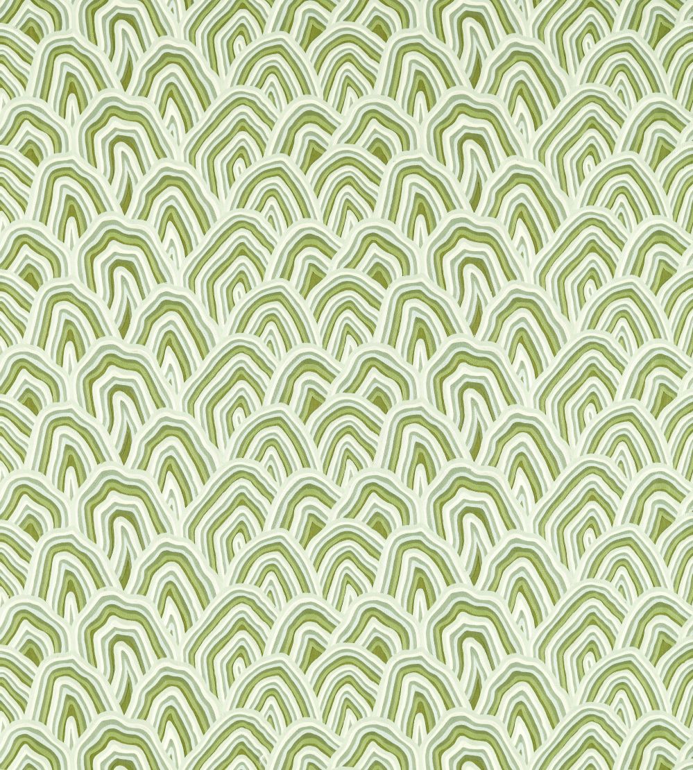 Kumo Fabric by Harlequin Seaglass / Forest / Silver Willow