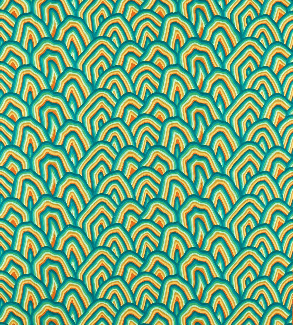 Kumo Fabric by Harlequin Wilderness / Amber Light / Paprika