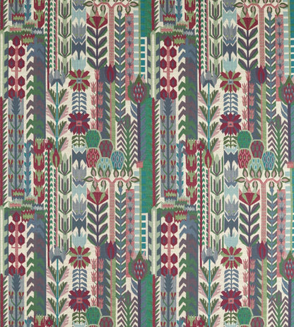 Kuparr Fabric by Harlequin Indigo/Maroon