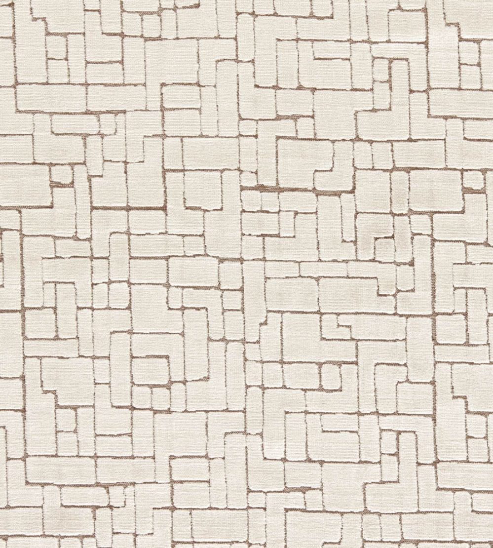Kupka Fabric by Clarke & Clarke Ivory