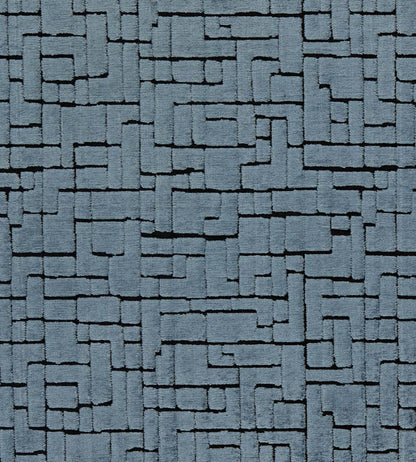 Kupka Fabric by Clarke & Clarke Navy