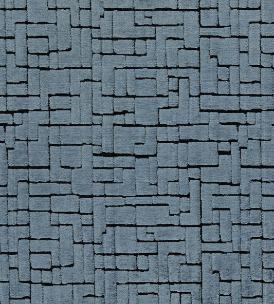 Kupka Fabric by Clarke & Clarke Navy