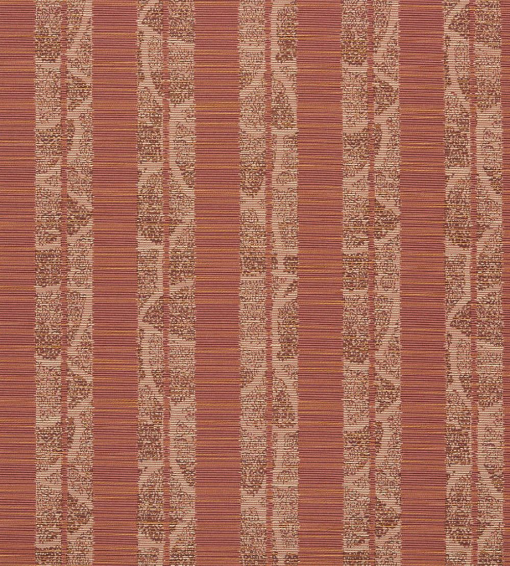 Kyoto Stripe Fabric by Zoffany Russet