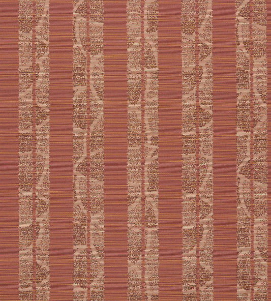 Kyoto Stripe Fabric by Zoffany Russet