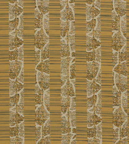Kyoto Stripe Fabric by Zoffany Silk Yellow