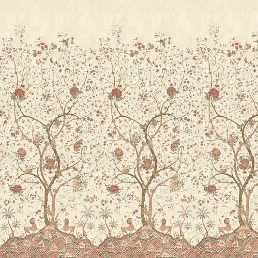 La Bourdonnais Mural by Anna French in Red (ATM10773)