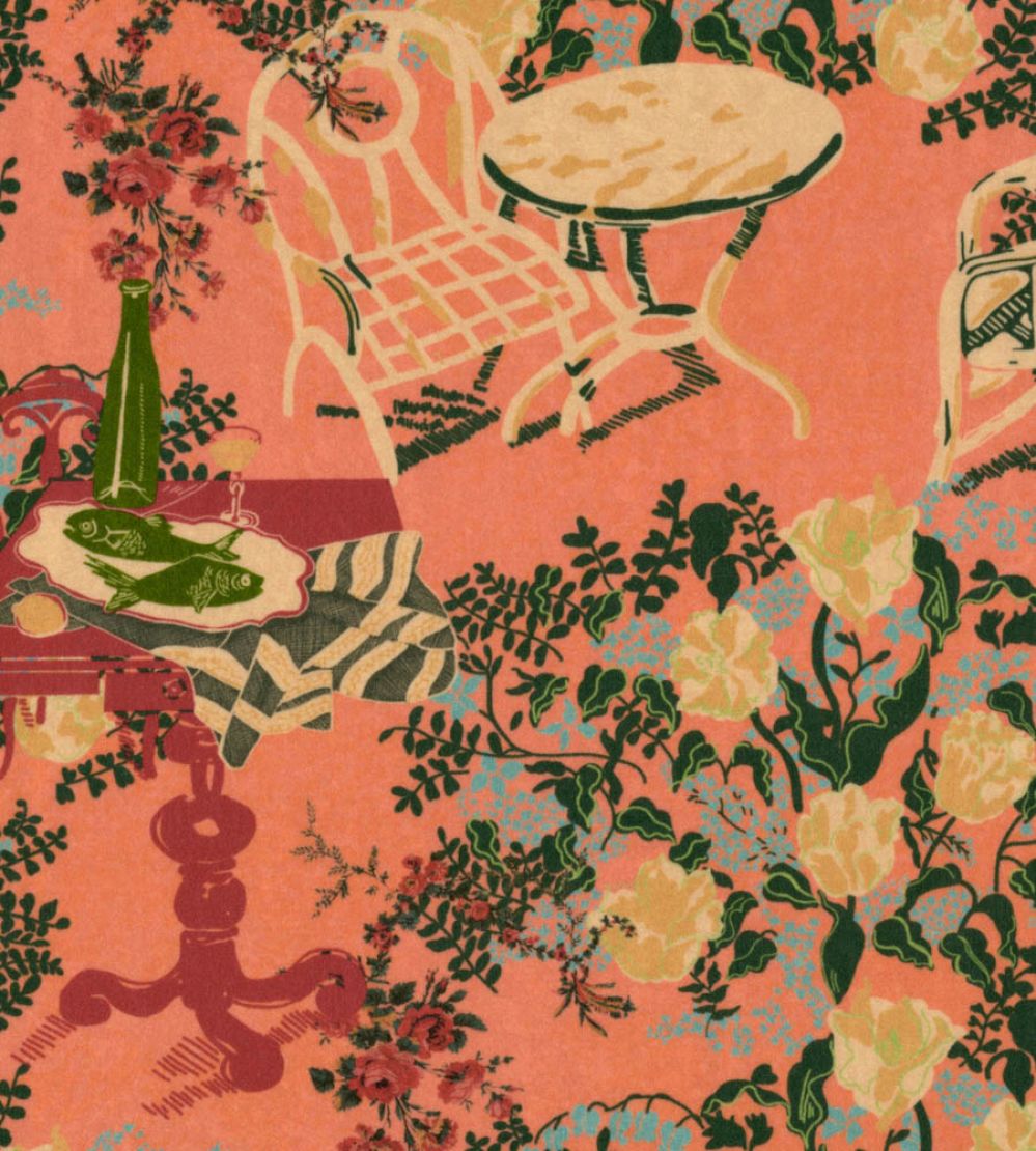 La Brasseria Fabric by MINDTHEGAP Salmon