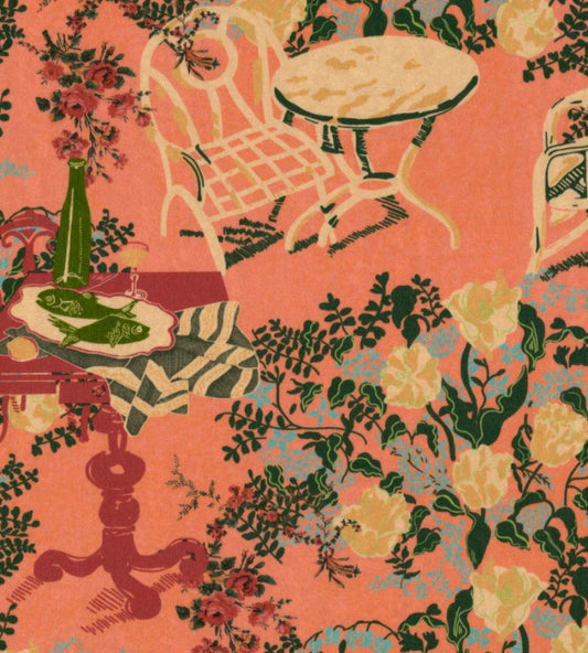 La Brasseria Fabric by MINDTHEGAP Salmon
