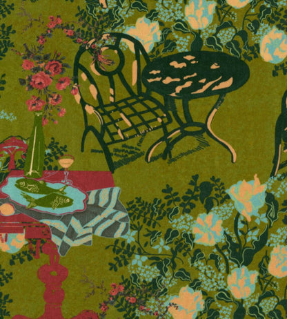La Brasseria Fabric by MINDTHEGAP Fern