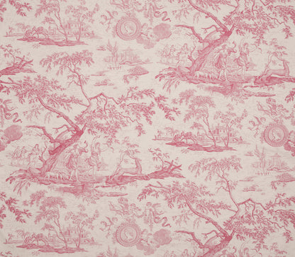 La Chasse Fabric by Marvic Textiles in Cerise