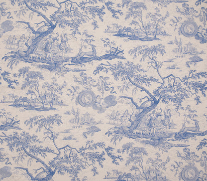 La Chasse Fabric by Marvic Textiles in Powder Blue