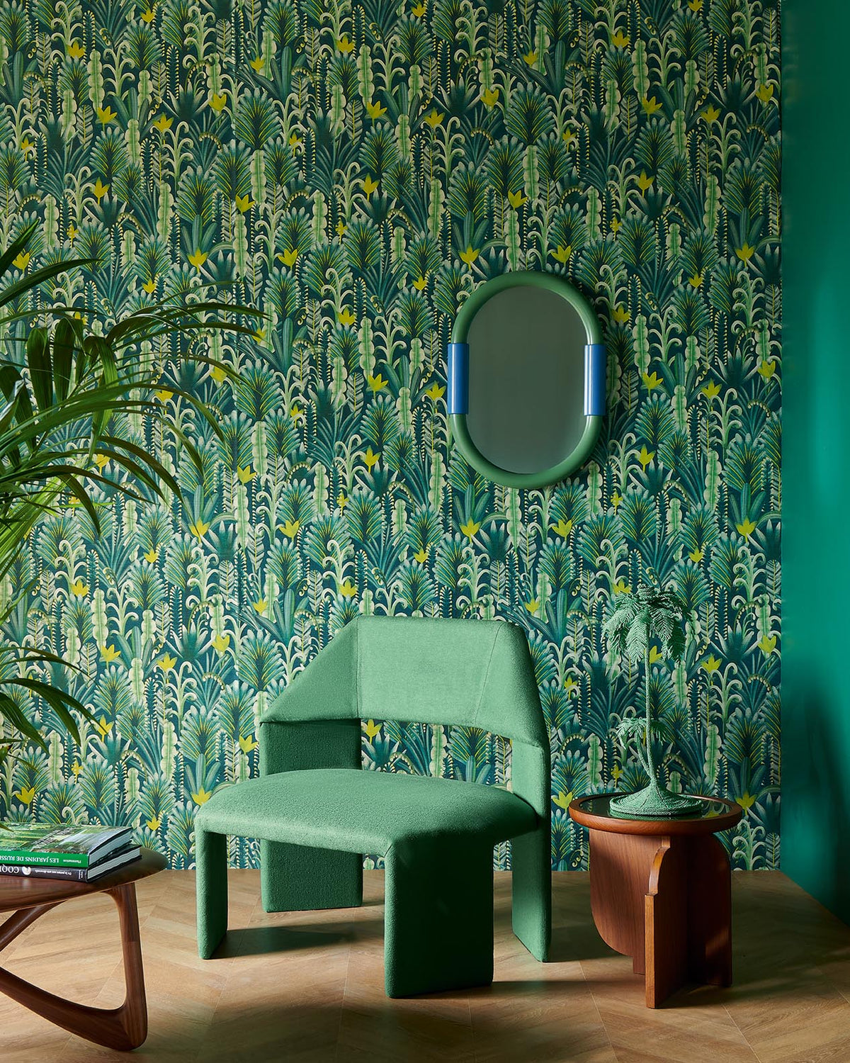 La Desirade Wallpaper by Pierre Frey shown in a room setting (view 1)