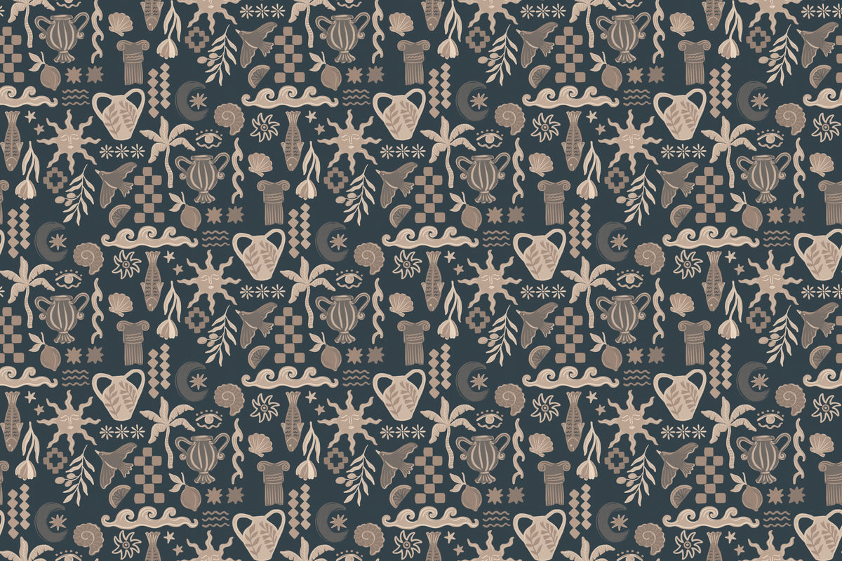 La Dolce Vita Dark mural by Hovia