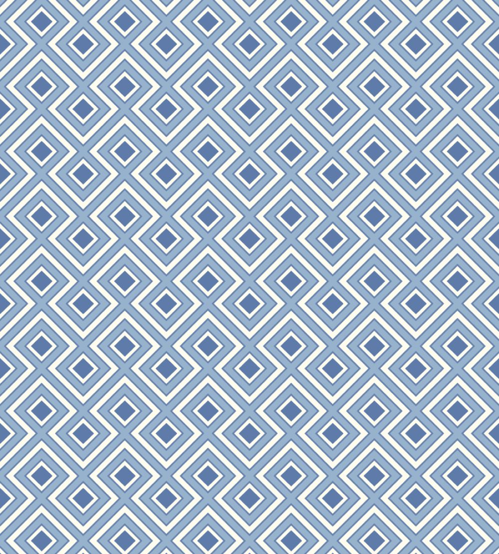 La Fiorentina Small Wallpaper by GP & J Baker Blue