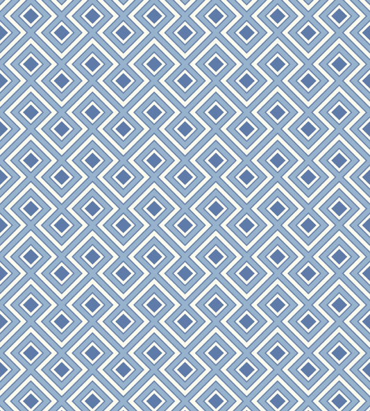 La Fiorentina Small Wallpaper by GP & J Baker Blue