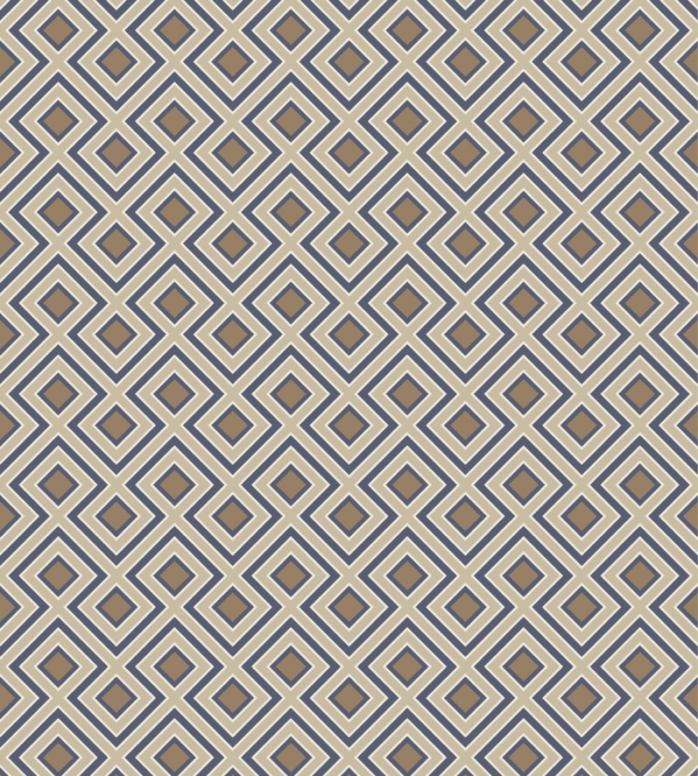 La Fiorentina Small Wallpaper by GP & J Baker Indigo