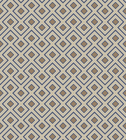 La Fiorentina Small Wallpaper by GP & J Baker Indigo
