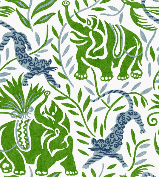 La Jungle Vinyl Wallpaper by Christopher Farr Cloth Fern