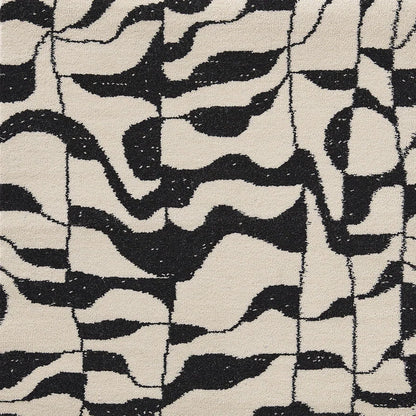 La Source Rug by Pierre Frey in Noir/Blanc (FT494001)