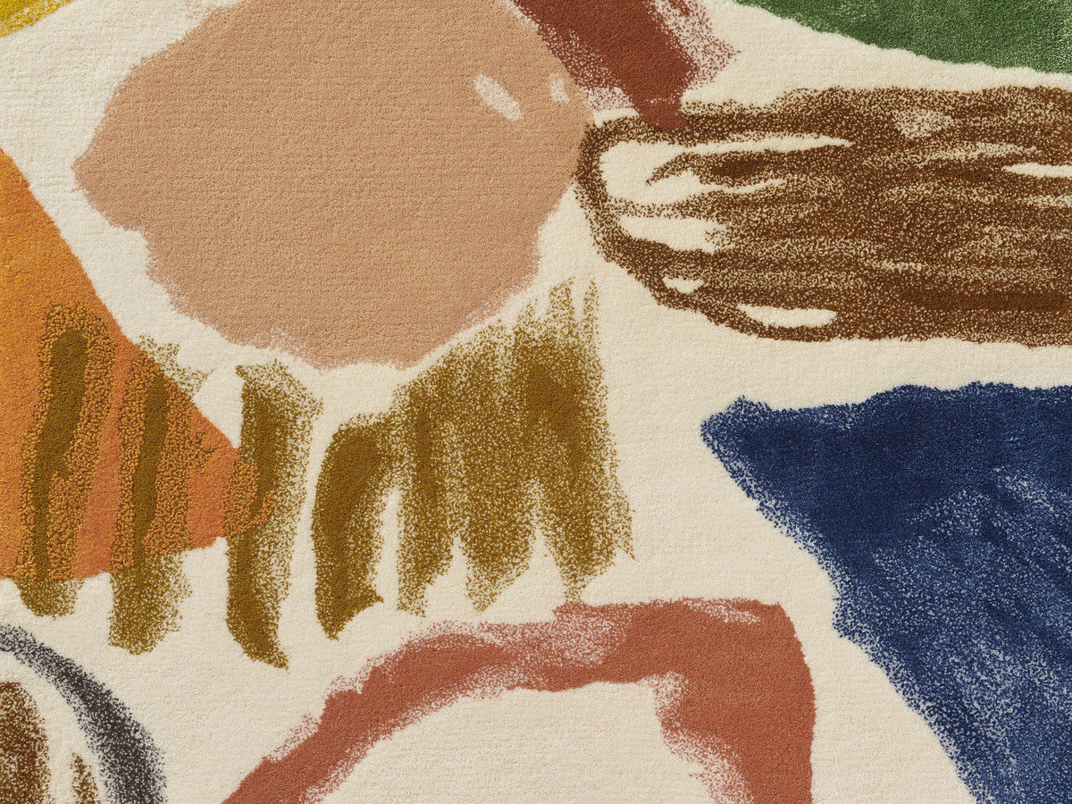 La Toile du Peintre Rug by Pierre Frey in Bleu (FT244001)