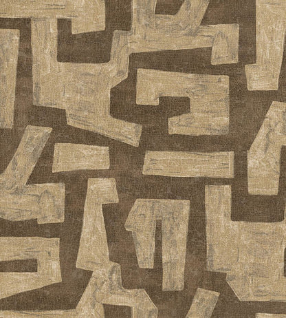 Labirinthos Wallpaper by Jannelli&Volpi Brown