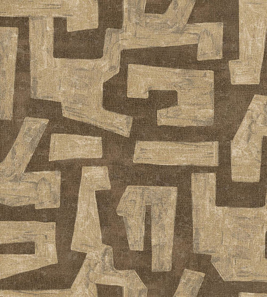 Labirinthos Wallpaper by Jannelli&Volpi Brown