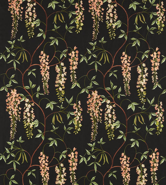 Laburnum Falls Fabric by Sanderson Ebony & Inkwood