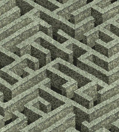 Labyrinth Wallpaper by Josephine Munsey Eucalyptus