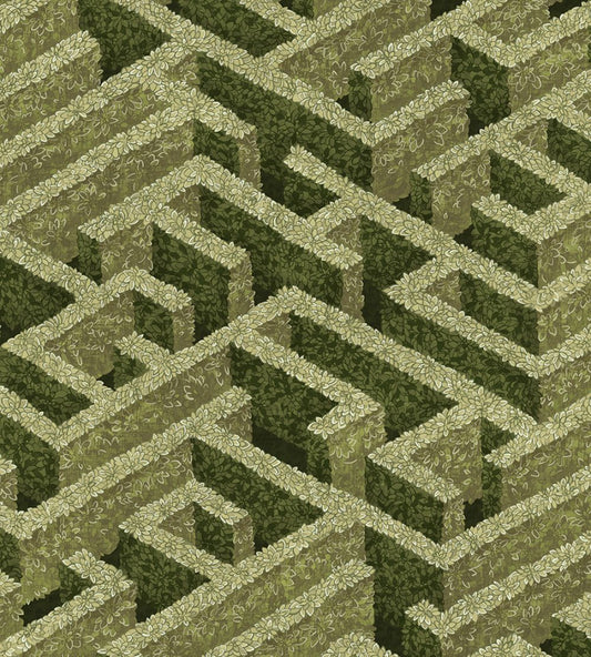 Labyrinth Wallpaper by Josephine Munsey Olive
