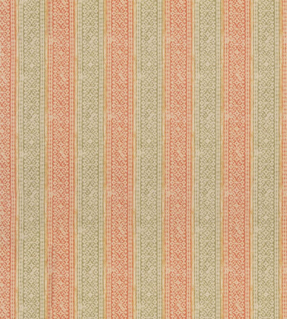 Ladbroke Stripe Fabric by Mulberry Home Red/Green