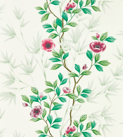 Lady Alford Wallpaper by Harlequin Fig Blossom / Magenta
