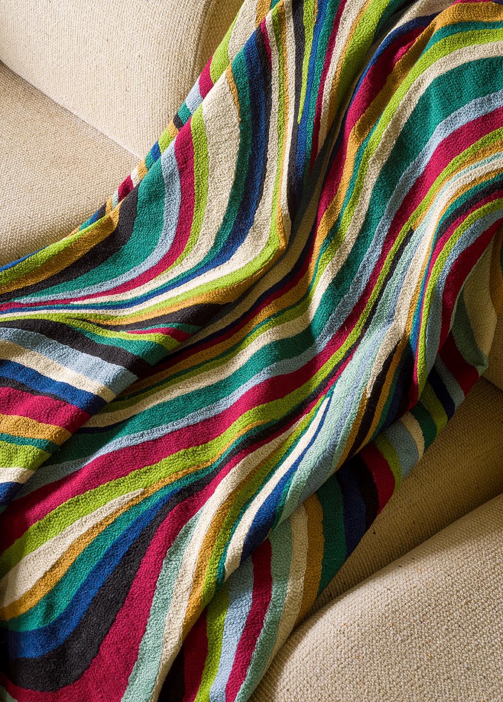 Lagon Fabric by Pierre Frey shown in a room setting (view 1)
