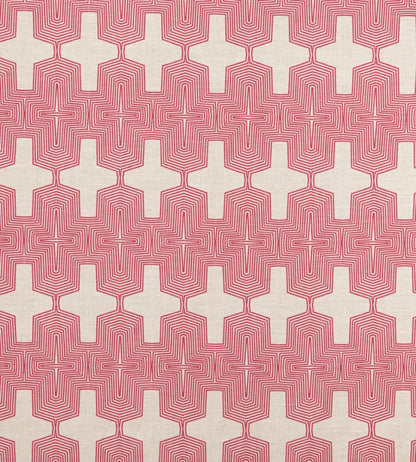 Laguna Fabric by Christopher Farr Cloth Hot Pink
