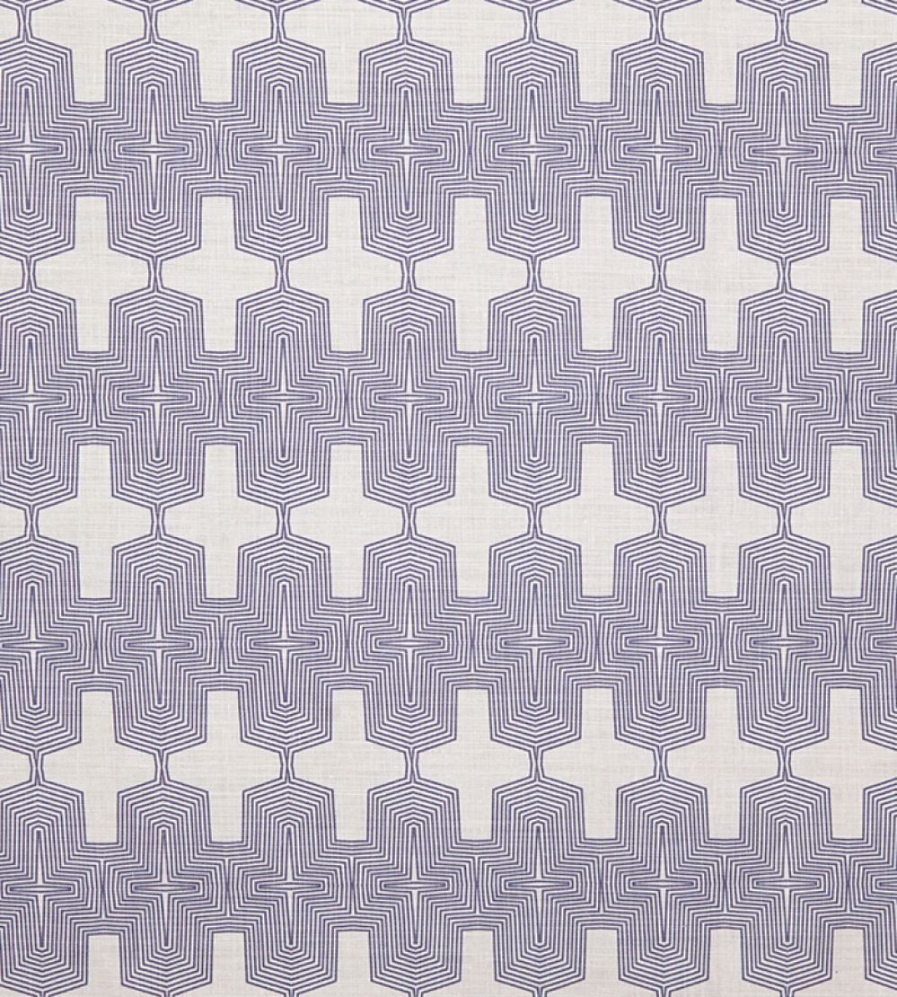 Laguna Fabric by Christopher Farr Cloth Indigo