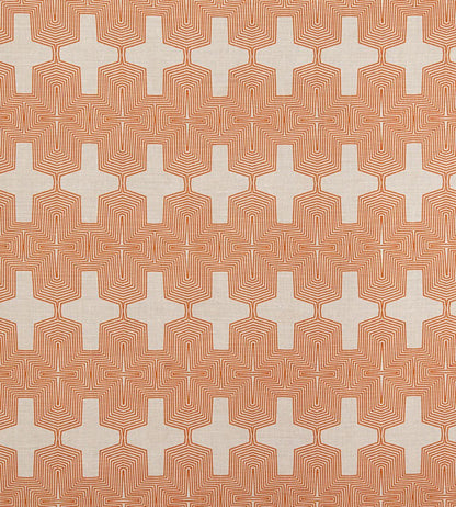Laguna Fabric by Christopher Farr Cloth Orange