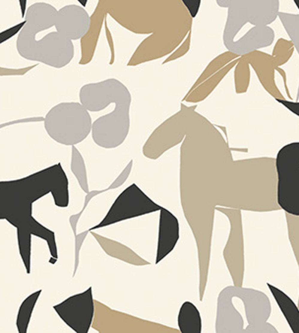 Laidun Wallpaper by Marimekko Greige