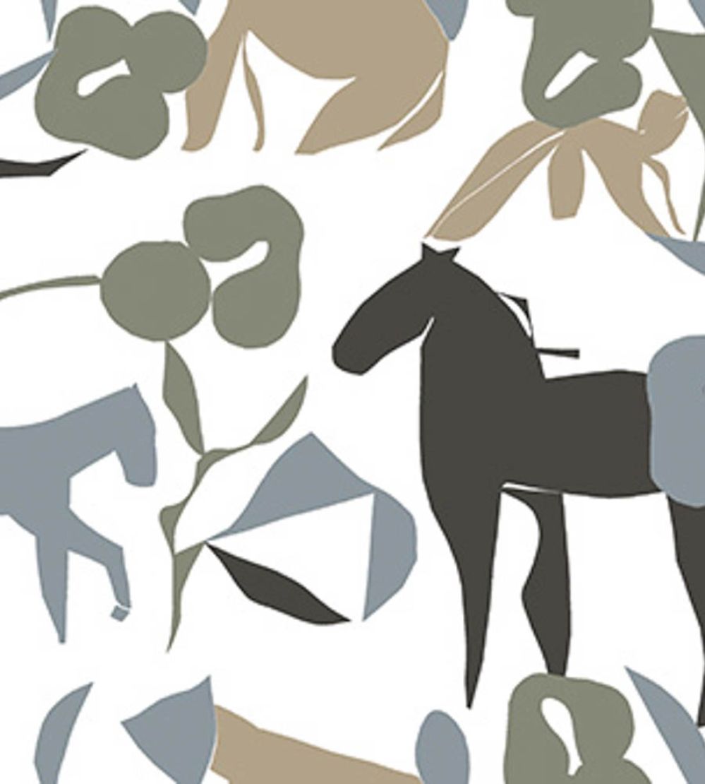 Laidun Wallpaper by Marimekko Grey