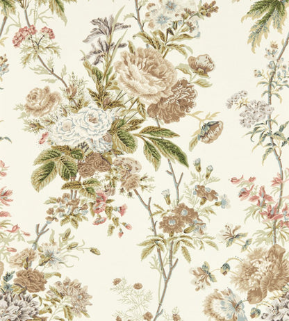 Lakeland Paradis Wallpaper by Sanderson Walnut