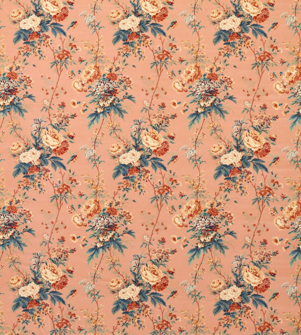 Lakeland Paradis Velvet Fabric by Sanderson Sandstone