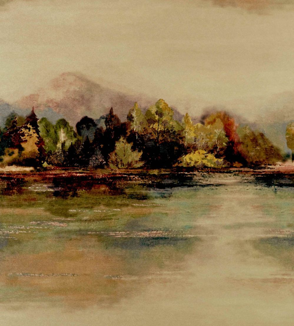 Lakeside Wallpaper by 1838 Wallcoverings Autumn