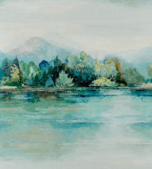 Lakeside Wallpaper by 1838 Wallcoverings Fern